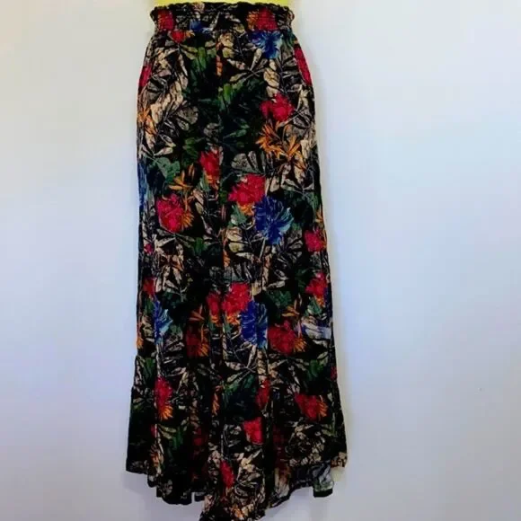 Johnny Was Workshop Pants Viscose Palllazo Bolero Floral Nwot Sz Small - Picture 2 of 8